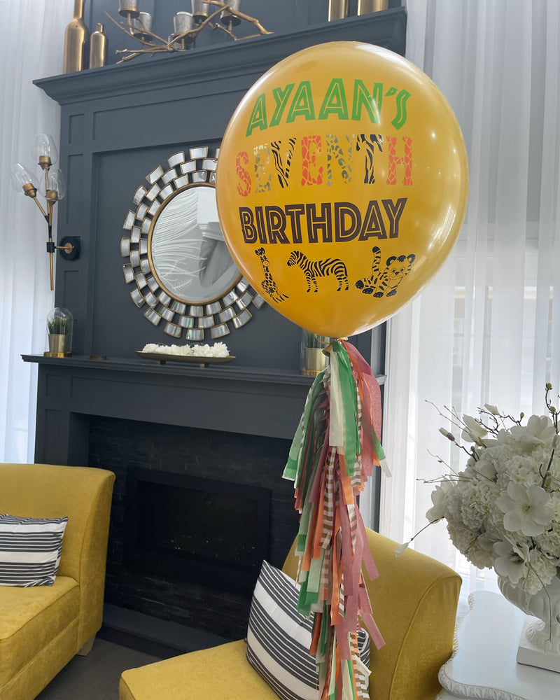Statement Balloon - Jungle Theme