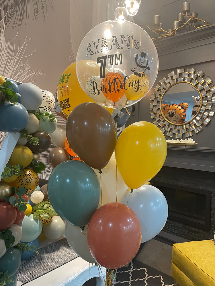 Balloon Bouquet with Vinyl Decals